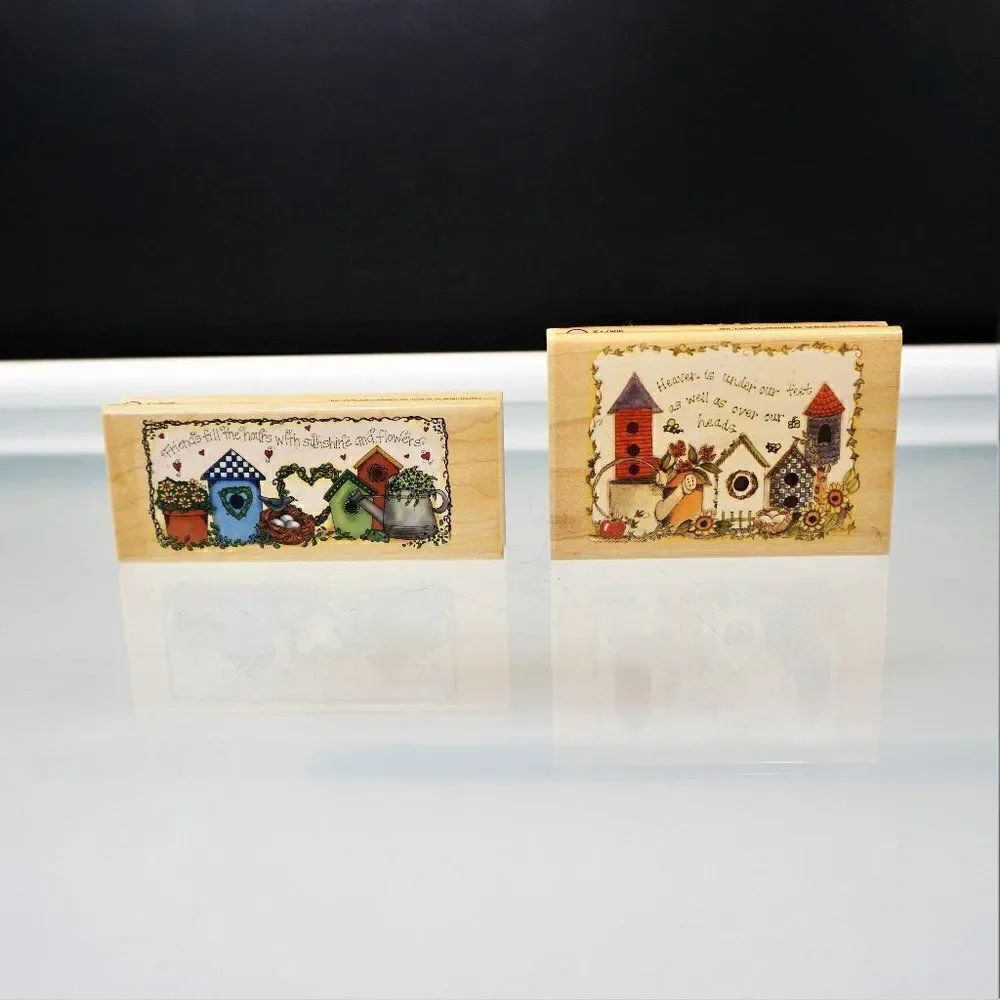 Easter Stamps Heaven Is Under Our Feet Inkadinkado Stamps By Joy Marie Craft